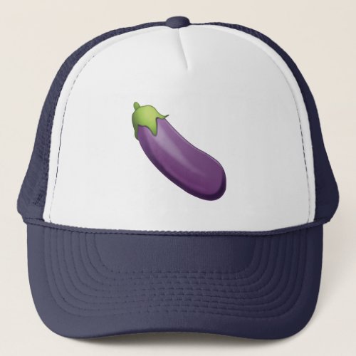Eggplant _ Emoji Trucker Hat
