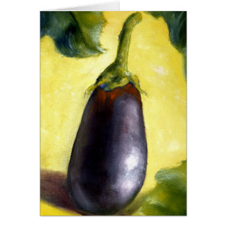 Eggplant Fine Art From Oil Painting Cards