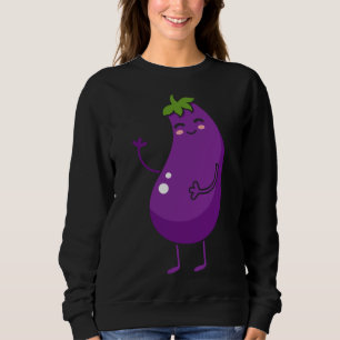 Eggplant - Fruit Gift Fruit Funny Eggplant Fruit T Sweatshirt