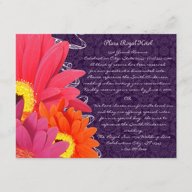 Eggplant Gerber  Enclosure Card (Front)