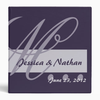 EGGPLANT & LAVENDER Wedding Photo Planner Binder