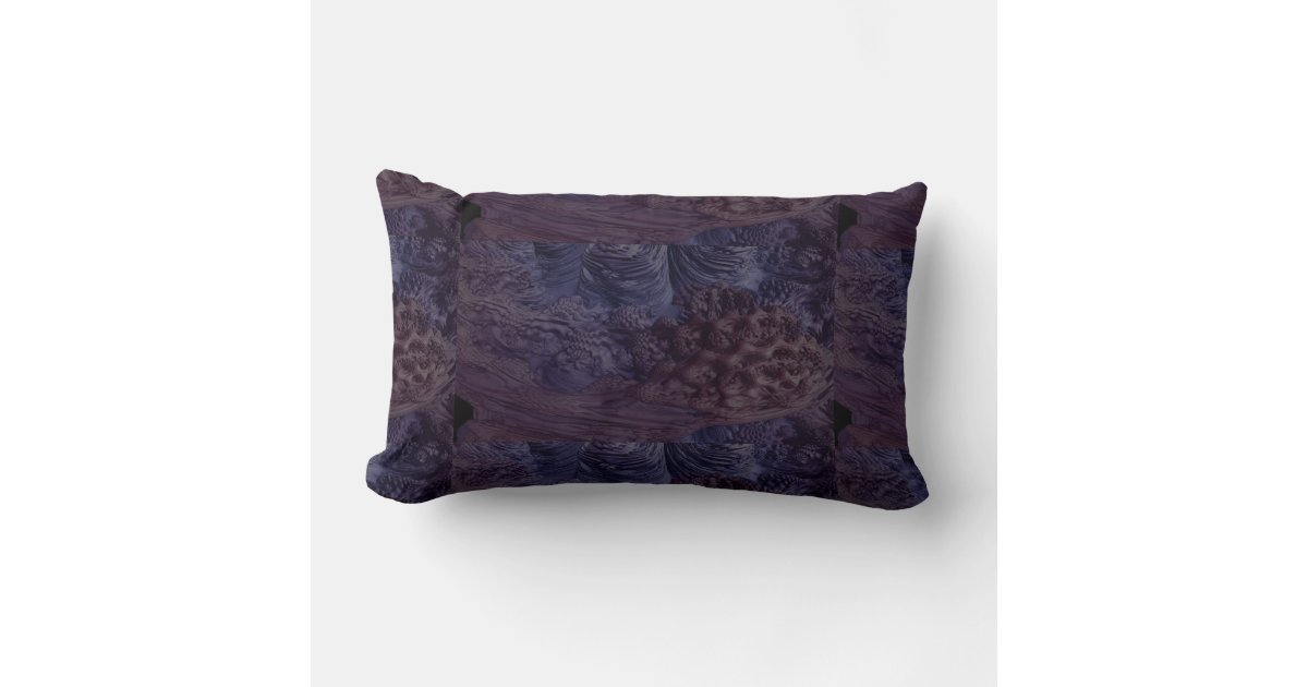 Eggplant Lumbar Pillow Zazzle