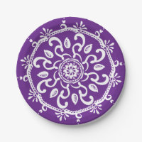 Eggplant Mandala