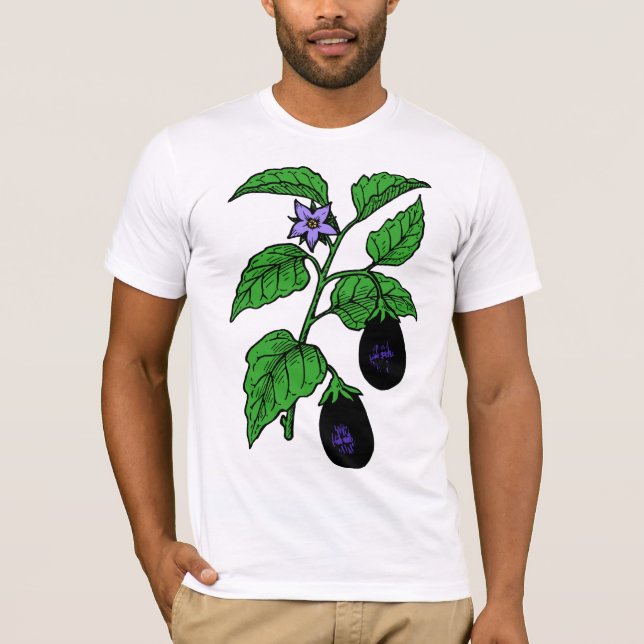 Eggplant Mens T-Shirt (Front)