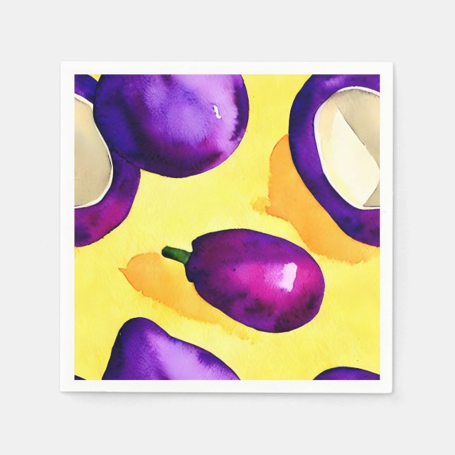 Eggplant - Napkin (Front)