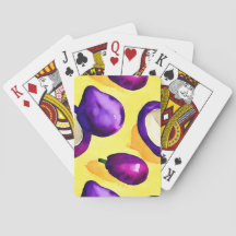 Eggplant - Playing Cards