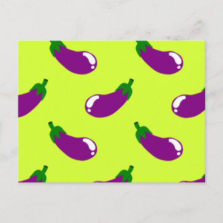 Eggplant Postcard