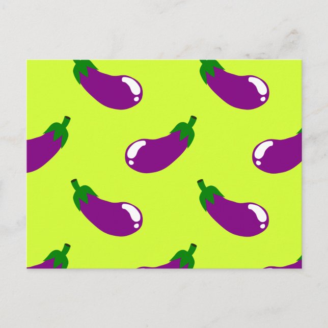 Eggplant Postcard (Front)