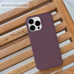 Eggplant Purple - 1 of Top 25 Solid Violet Shades Case-Mate iPhone 14 Pro Max Case