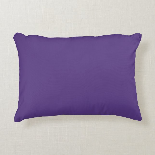 “Eggplant Purple” Accent Pillow (Front)