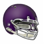 Eggplant Purple Football Helmet Ornament<br><div class="desc">Football helmet ornament.  Great gift for the football fan,  player or coach.  Many different color combinations  available.</div>