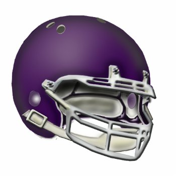 Eggplant Purple Football Helmet Ornament by tjssportsmania at Zazzle