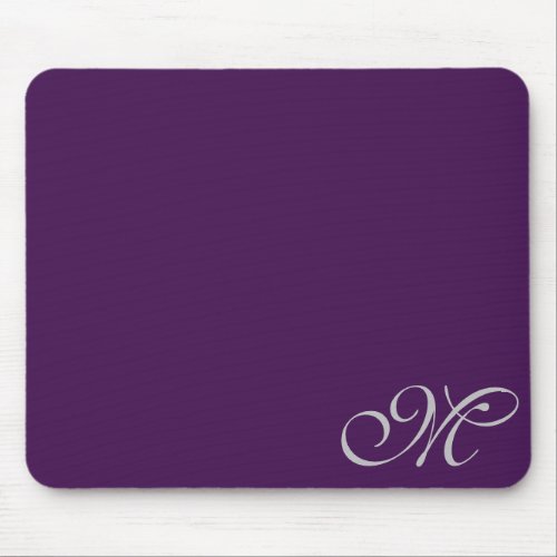 Eggplant Purple or Choose Your Color Mouse Pad