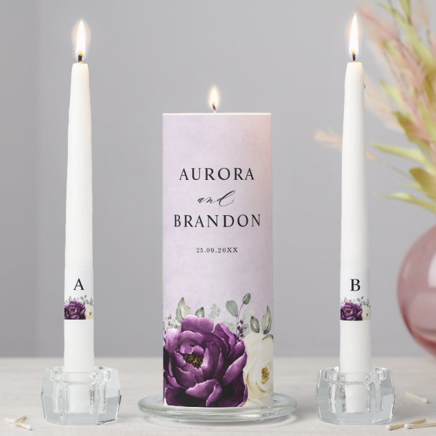 Purple online unity candles