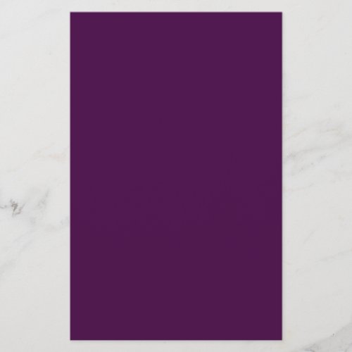 Eggplant Purple Solid Color Flyer