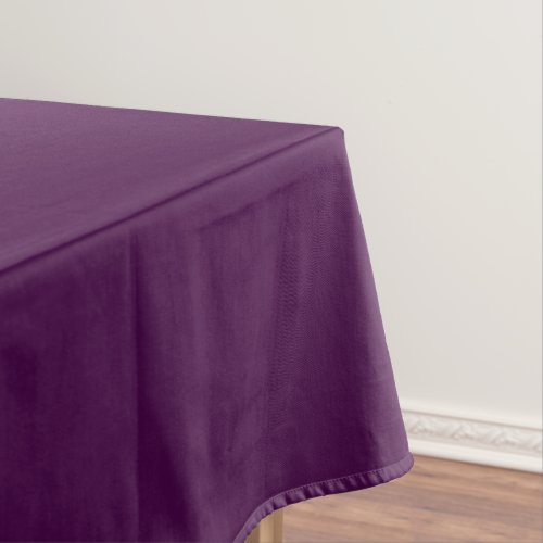 Eggplant Purple Solid Color Tablecloth