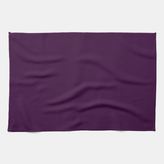 Eggplant Purple Twill Kitchen Dish Towel