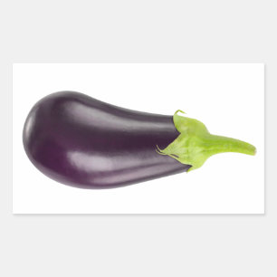 Eggplant Rectangular Sticker