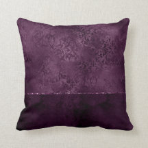 deep purple pillows
