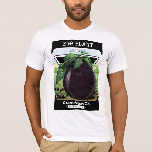 Eggplant Seed Packet Label T_Shirt