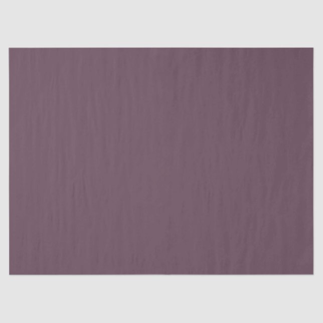 Eggplant Solid Color Tissue Paper (Front)