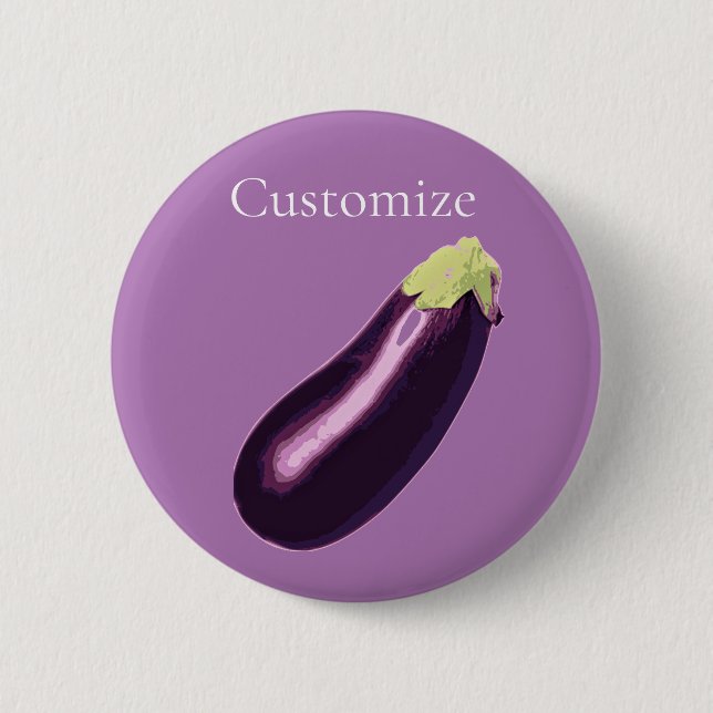 Eggplant Thunder_Cove  Button (Front)