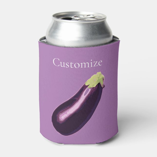 Eggplant Thunder_Cove  Can Cooler (Can Front)