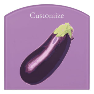 Eggplant Thunder_Cove Door Sign