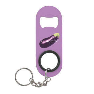 Eggplant Thunder_Cove  Keychain Bottle Opener