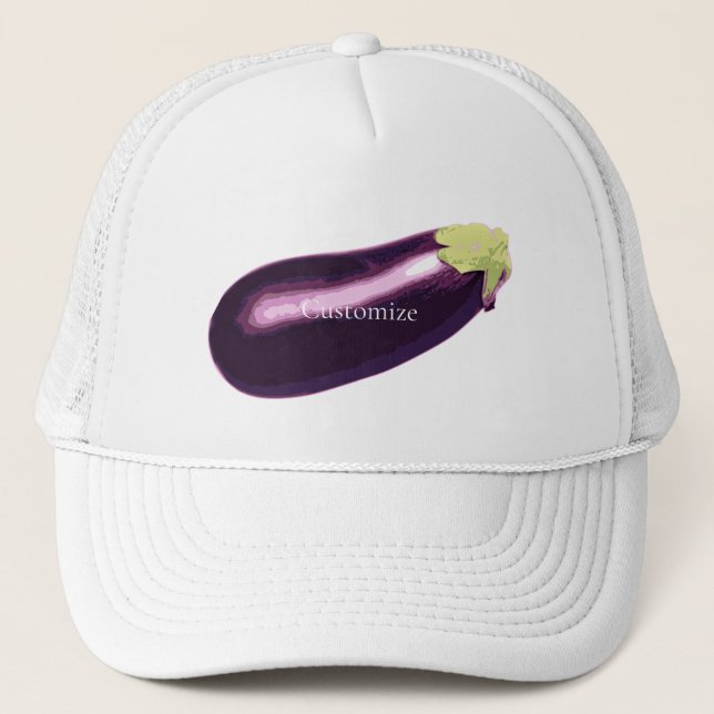 Eggplant Thunder_Cove  Trucker Hat (Front)