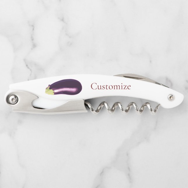 Eggplant Thunder_Cove  Waiter's Corkscrew (Front)