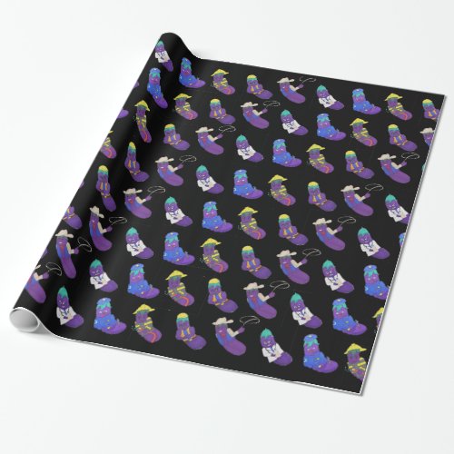 Eggplant Wrapping Paper