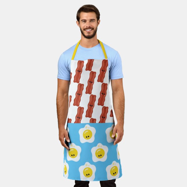 Eggs and Bacon Best Friends Forever Apron (Worn)