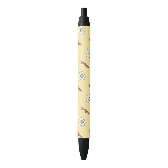 Eggs and Bacon Breakfast Foodie Funny Pattern Pen (Front Vertical)