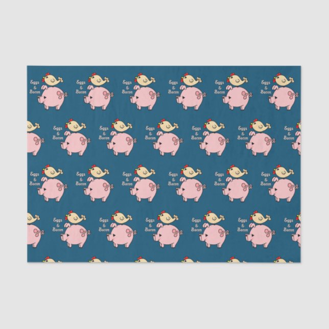 Eggs And Bacon  Tissue Paper (Front)