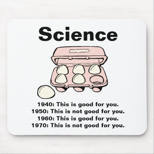 Eggs and Science Magnet Mouse Pad