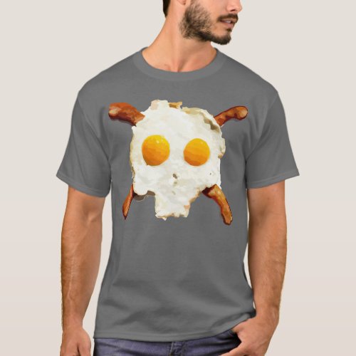 Eggs Bacon Skull T_Shirt