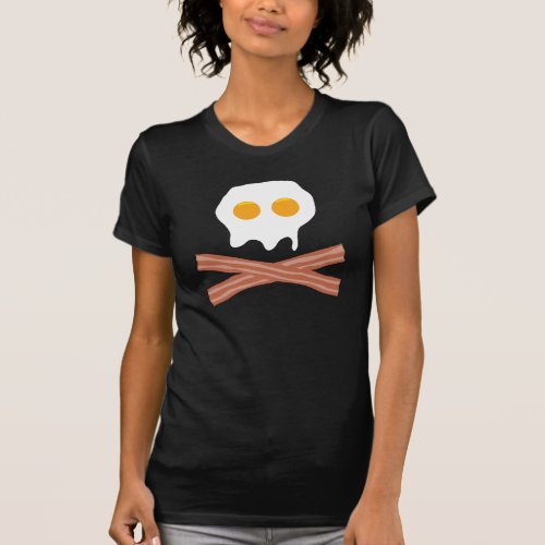 Eggs Bacon Skull T_Shirt