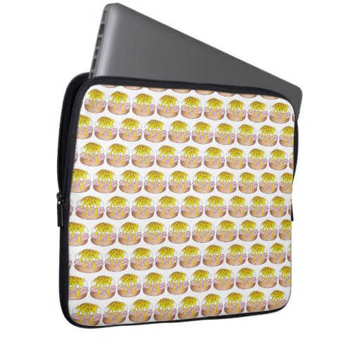 Eggs Benedict Breakfast Diner Food Foodie Ham Laptop Sleeve