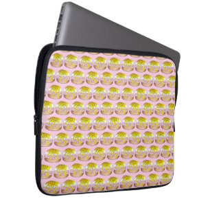 Eggs Benedict Breakfast Diner Food Foodie Ham Laptop Sleeve