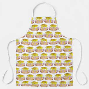Eggs Benedict Brunch Food Poached Egg Ham Muffin Apron
