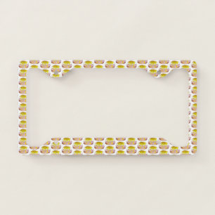Eggs Benedict Food Foodie Cook Chef Ham Breakfast License Plate Frame