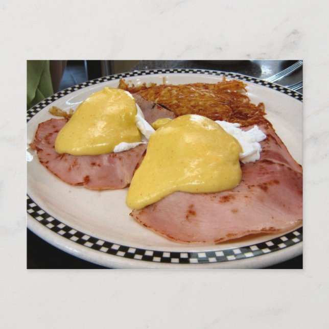 eggs benedict postcard (Front)