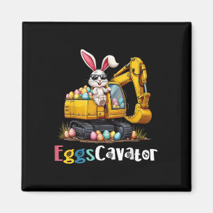 Eggs-cavator Easter Bunny Excavator Toddler Boys E Magnet