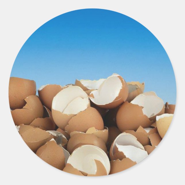 Eggs Classic Round Sticker (Front)