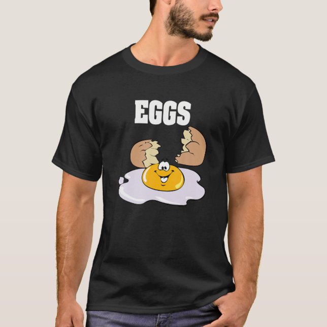 Eggs Couples Halloween Costume Bacon Eggs T-Shirt (Front)