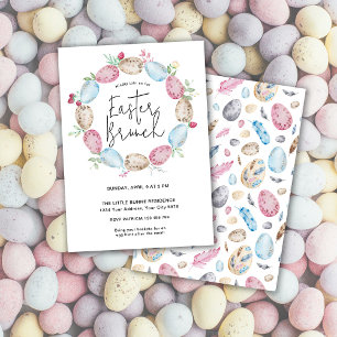 Eggs Easter Brunch Invitation