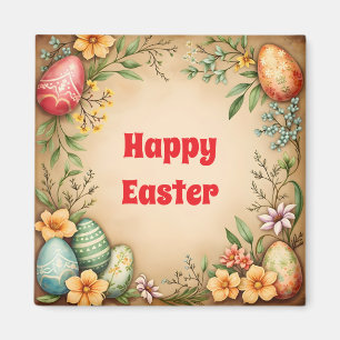 Eggs Easter Vintage Trendy Collection Magnet