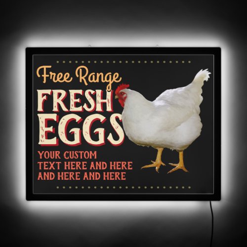 Eggs for Sale Cage Free Range Farm Pastured LED Sign