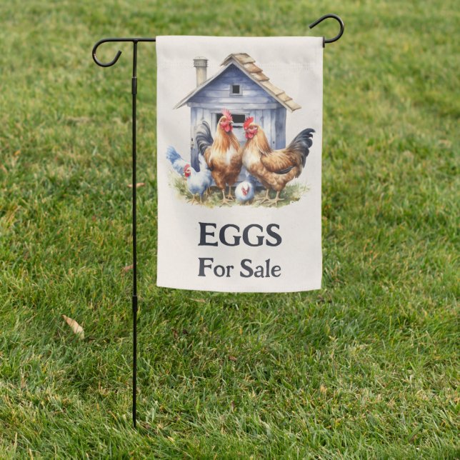 Eggs for Sale Garden Sign (In SItu)